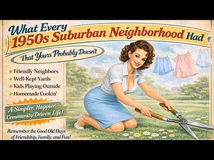 What Every 1950s Suburban Neighborhood Had That Yours Probably Doesn't