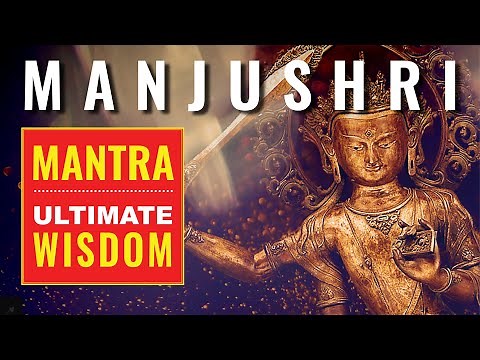 Manjushri's mantra — ultimate wisdom 108 times chanted beautifully in Sanskrit with images