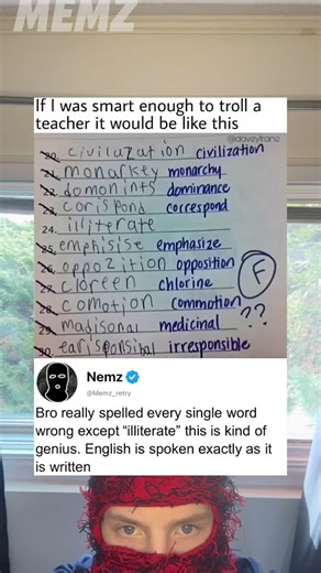 The problem with English