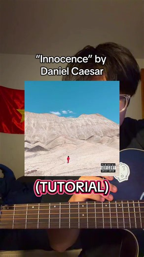 TUTORIAL | “Innocence” by Daniel Caesar #innocence #danielcaesar #unreleased #guitartutorial #guitartok