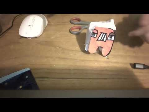 a french alphabet lore paper craft