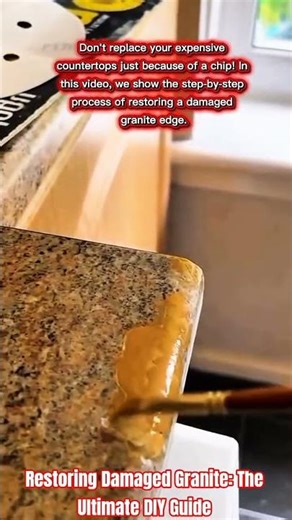 ​Restoring Damaged Granite: The Ultimate DIY Guide#HomeRenovation