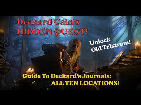 Deckard's Journey (Hidden Quest) - All 10 Journal Locations - Unlock Old Tristram - Diablo IV (4K)