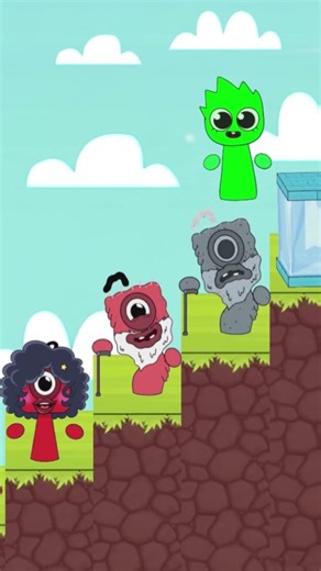 NumberBlocks OC One Evolution From Egg to Old / Sprunki Day 17 #sprunki