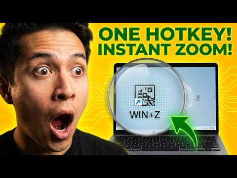 🔍 One Hotkey Gives You a Instant Desktop Magnifier