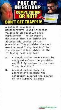 Post Op Infection Without “Complication” Term What Do You Code