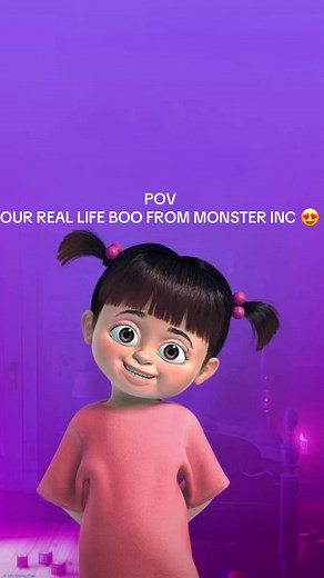 La nostra vera Boo di Monster Inc. 😍❤️