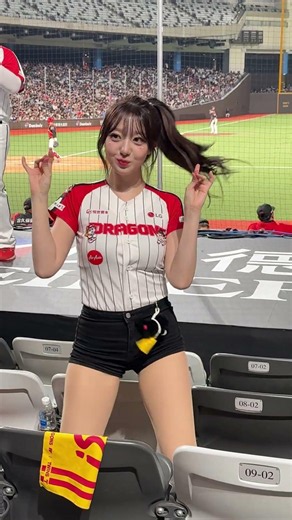 20260526味全龍主題日Red가자 ，小龍女權喜原#權喜原 #Red가자#味全龍啦啦隊 #cheerleader #啦啦隊女孩