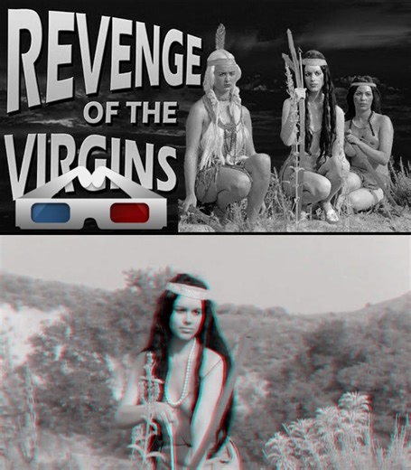Revenge of the Virgins 3D Movie (1966) Vintage Nudie Cutie Film (mp4) - Etsy