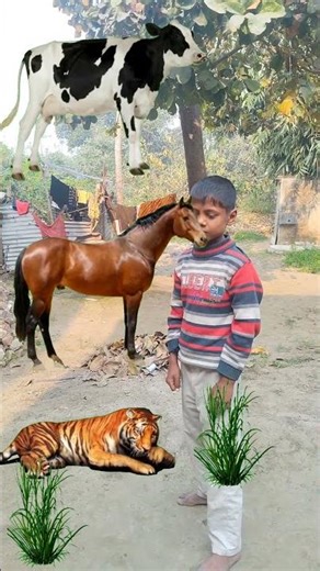 Gay main tere liye ghas laya hu 😅 / magic vfx video #shorts #shortvideo @vfxgaurav