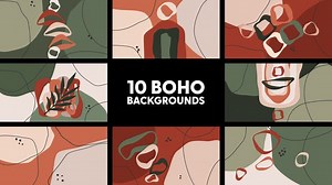 Videohive Boho Backgrounds - 44328649 AEdownload.com