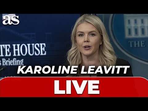 LIVE: KAROLINE LEAVITT faces the PRESS in WHITE HOUSE briefing