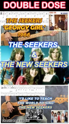DOUBLE DOSE OF: THE SEEKERS | FRANKS BASS COVERS #doubledose