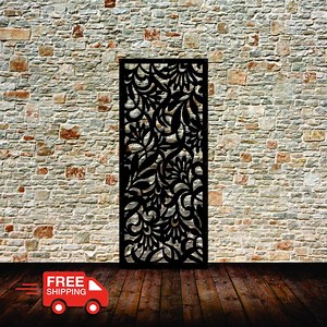 Aluminum Decor Panel Privacy Metal Privacy Screen, Fence, Decorative Panel, Wall Art, Outdoor or Indoor Metal Privacy Screen, - Etsy