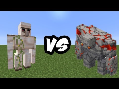 Iron Golem vs Redstone Golem