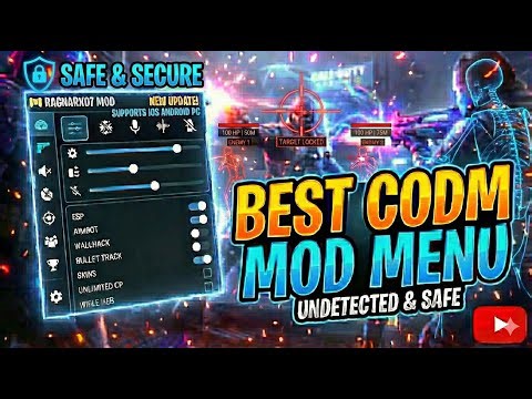 FREE CODM MOD MENU APK COD MOBILE +WALLHACK +AIMBOT + ESP | DOWNLOAD CHEATS NO RECOIL CODM APP