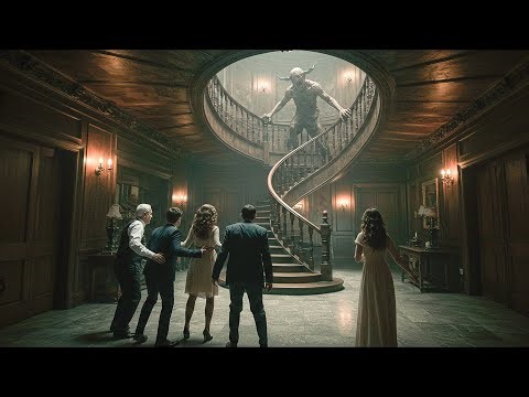 Father Deceives Children Promising Inheritance, But They Must Escape Dark Entity in the Mansion