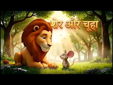 शेर और चूहा | Lion and the Mouse in Hindi | Fairy Tales | Story for Kids | Peekaboo KidsTV