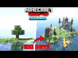 I Survived 100 Days on a TINY ISLAND in Minecraft Hardcore