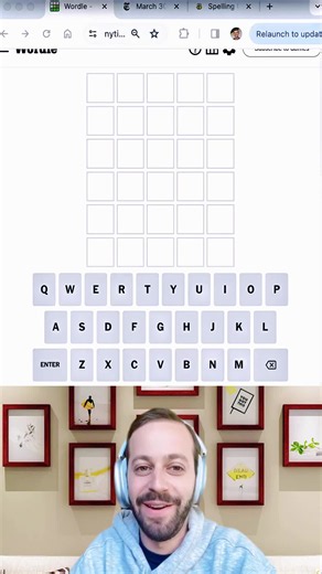 Whartle NYT Mini Pangram clues solved under 2 minutes