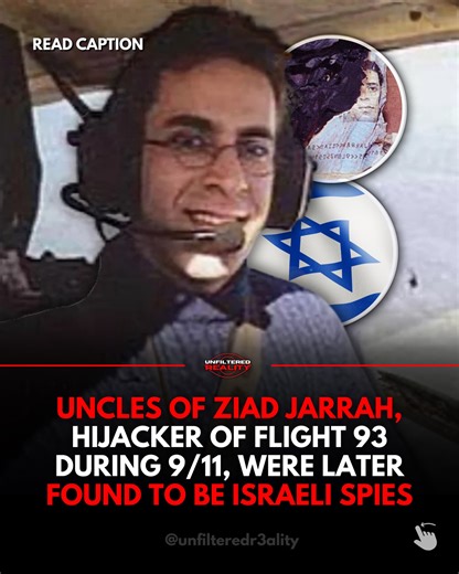 Unfiltered Reality | Mind blown yet? Ziad Jarrah, the pilot who allegedly flew Flight 93 into a Pennsylvania field on September 11, 2001, wasn’t operating in a... | Instagram