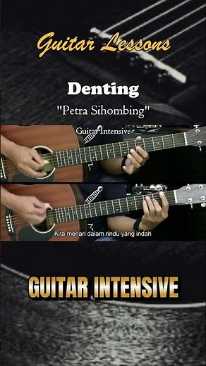 Denting - Petra Sihombing (Melly Goeslaw) | Tutorial Gitar Mudah dan Lirik #chordgitar