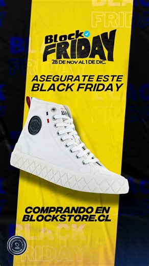 Black Friday llegó a blockstore.cl … y llegó de verdad 🖤⚡ La fiesta ya empezó en Block: descuentos fuertes y el momento perfecto para asegurar esa zapatilla que estabas esperando. Solo recuerda: compra siempre en la página oficial blockstore.cl para evitar imitaciones y llevarte tus productos Block con total confianza. #Block #BlackFriday #Descuentos #Zapatillas | Blockstore