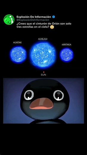 Cinturón de Orión son solo tres estrellas en el cielo... #espacio #curiosidades