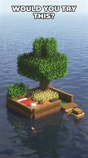 OmniGod Gamer on Instagram: "Minecraft Raft Base 🤓 (No Descendo)"