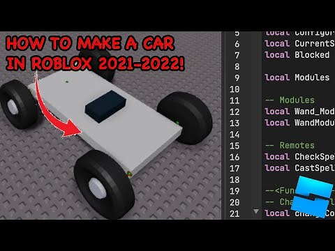 How to make a CAR in ROBLOX STUDIO 2021-2023