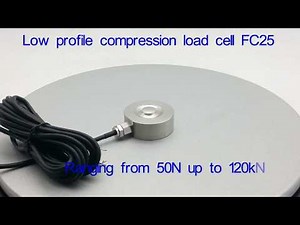 圧縮型ロードセル0-120kN圧縮型力センサ
