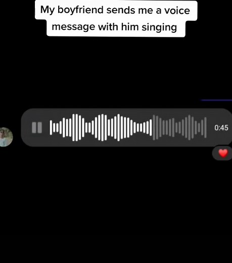 Boyfriend Voice Message Singing Compilation