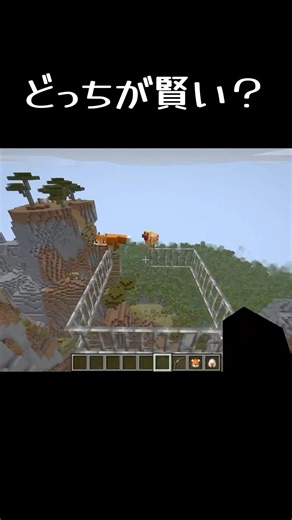 どっちが強い？ #マイクラ #マインクラフト #minecraft #shorts