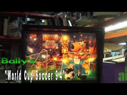 #734 Bally WORLD CUP SOCCER 94 Pinball Machine -A Surprise Gift! TNT Amusements
