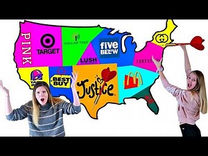 Throwing a Dart at a Map & BUYING Whatever it Lands on CHALLENGE