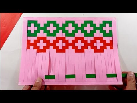 Paper Weaving Tutorial for Beginners | Learn Creative Paper Weaving Skills