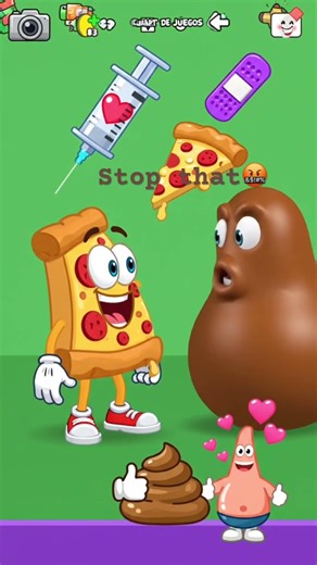 Pizza vs poo!
