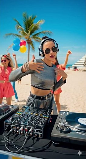 ☀️ Sunny Female DJ Beach Party | Summer Dance Festival Vibes 🎧