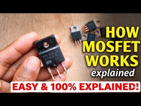 How MOSFET Works |Easy Explanation for Beginners |Step-by-Step Explanation | basic electronics 