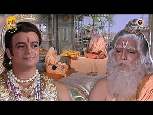 उत्तर रामायण - EP 22 - शत्रुघ्न का राजतिलक । ऋषि वाल्मीकि द्वारा लव कुश की जन्मपत्री बनाना