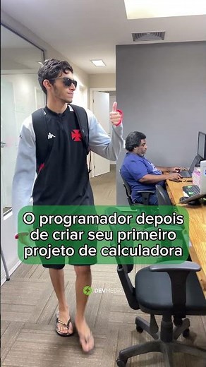 Programador criando o primeiro projeto #programação #developer #desenvolvedor #aplicativo