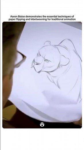 Disney veteran artist demonstrates tradional animation techniques