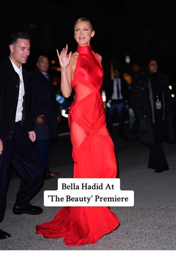 Bella Hadid Stuns at 'The Beauty' Premiere in Couture