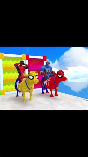 3D Animation of Long Slide Animal Game