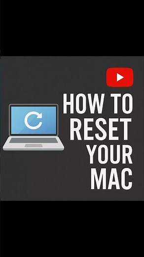 Easiest Way to Reset Your Mac (Step-by-Step Guide) #shorts