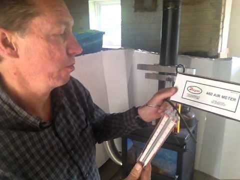What to use to measure flue draft