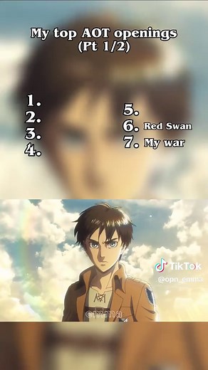 Top Attack on Titan Openings (Part 1/2)