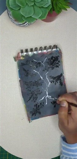 Whispers of Thunder #art #shortfeed #acrylicpainting