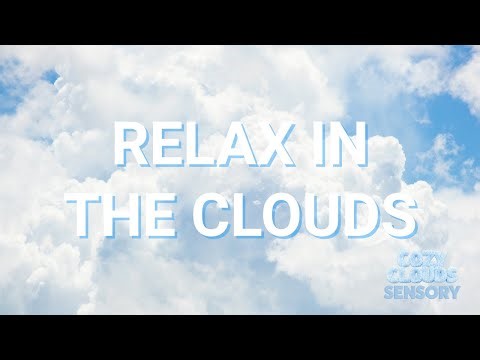 4K Cozy Cloud Sensory Ambience | Relaxing Music for Sleep, Study, and Calm