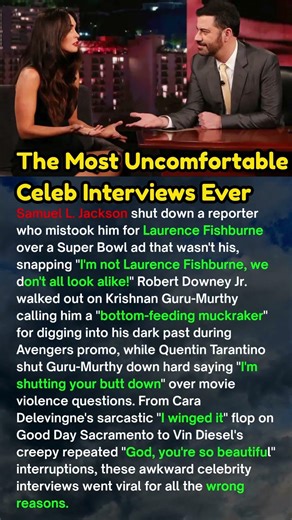 The Most Uncomfortable Celeb Interviews Ever #shorts